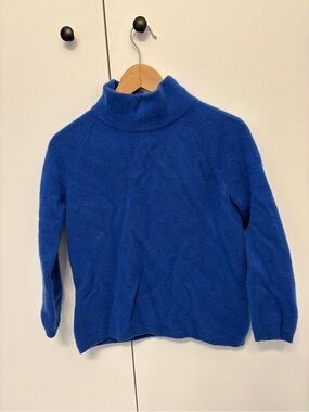 MaxMara Royal Blue Turtleneck Sweater